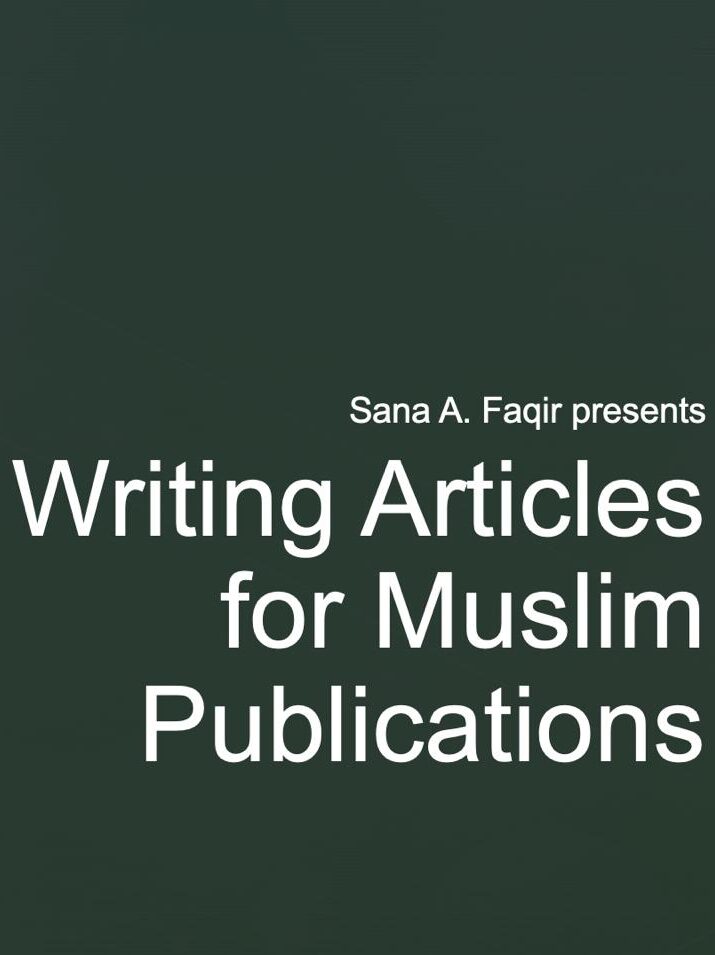 Article Writing Course